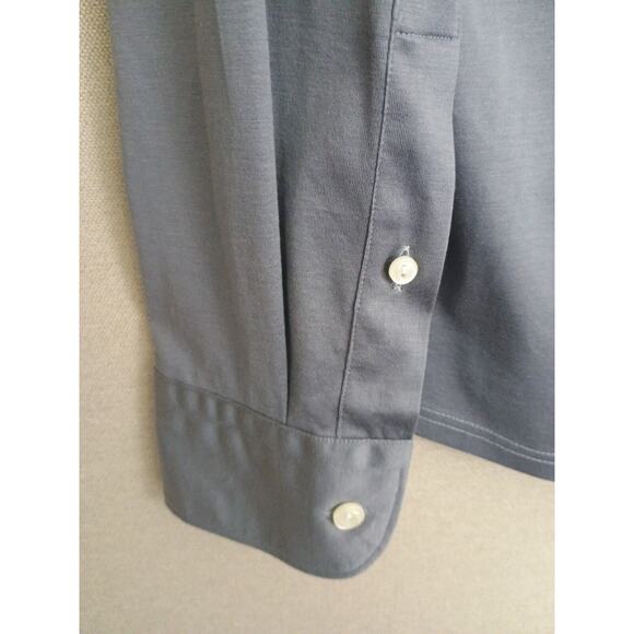 Eton Shirt Men Large Gray Modern Casual Career Office Classic Button Down - Picture 9 of 12